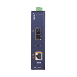 Convertidor de medios industrial PoE+ 1000BASE-SX a 10/100/1000BASE-T 802.3at (SC,MM) -550 m