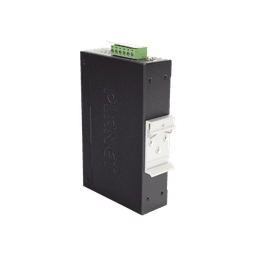 Convertidor de Medios PoE Industrial, Puerto SFP 1000BASE-SX/LX a Puerto RJ45 Gigabit con Salida PoE 802.3at (Hasta 30 W).