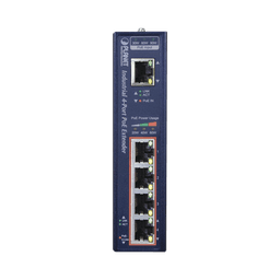 Extensor Industrial PoE, Entrada PoE 802.3 bt  y 4 Puertos de Salida Gigabit 802.3 af/at