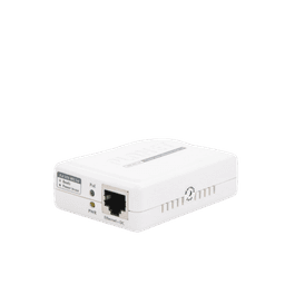 Inyector PoE 802.3af de 1 Puerto 10/100 Mbps (Mid-Span), Hasta 15.4 W