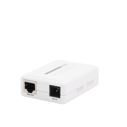 Inyector PoE 802.3af de 1 Puerto 10/100 Mbps (Mid-Span), Hasta 15.4 W