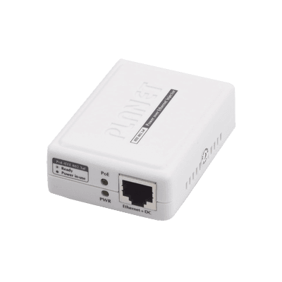 Inyector PoE 802.3af de 1 Puerto Gigabit 10/100/1000 Mbps (End-Span)