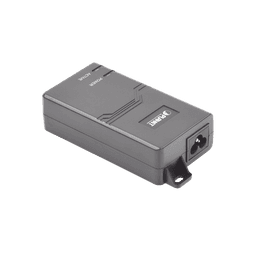 Inyector PoE  IEEE 802.3at, Puertos Gigabit, Hasta 30 W de Salida PoE (Mid-span)