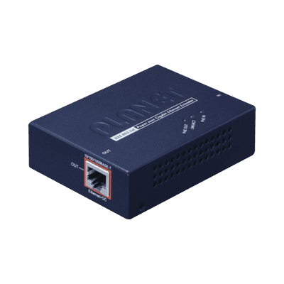 Extensor PoE+ / Hasta 100 m / Entrada PoE+ Gigabit 802.3 at y Salida PoE+ Gigabit 802.3 af / at / Interior 