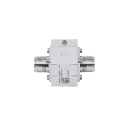 Protector RF Coaxial Contra Descargas Atmosféricas Para 1.5 a 700 MHz Con Ceja Lateral y Conectores UHF Hembra