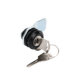 Cerradura con Paleta Metálica con 2 llaves para Gabinetes de Acero.