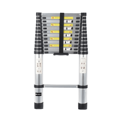 Escalera Telescópica de Aluminio de 3.8 Metros de Altura
