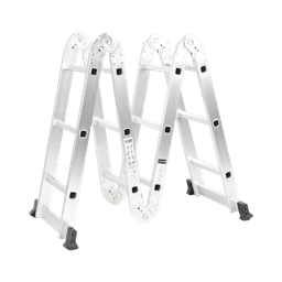 Escalera Multiposiciones de Aluminio de 3.52 Metros, Soporta 150 kg