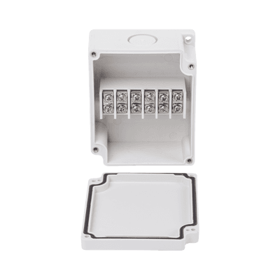 Cajas de Interconexión  con 6 Terminales. De 91 x 75 x 43 mm