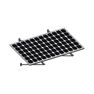 Montaje Para Módulos Solares En Muro Con Espesor De 35-40mm, Riel 1400mm