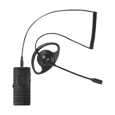 PTT inalámbrico Bluetooth con auricular con micrófono boom para radios Kenwood Serie NX5000/3000