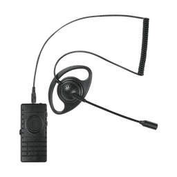 PTT inalámbrico Bluetooth con auricular con micrófono boom para radios Kenwood Serie NX5000/3000