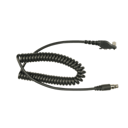 Cable resistente al fuego (UL-914), para auricular HDS-EMB con atenuación de ruido para radios Icom IC-F50/ 60/ 3161/ 4161/ 30GS/ 30GT/ 40GT/ 40GS/ 40G.