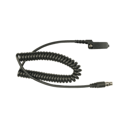 Cable para auricular HDS-EMB con atenuación de ruido para radios Kenwood series 80/ 90/ 140/ 180/ NX200/ 300/ 410 . Compatible con VOX de la serie 180 y NX200