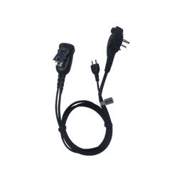 Micrófono audífono de 1 cable de fibra trenzada con sistema SNAP para radios Icom IC-F4003/4013/2000/4021/4031/4210/4230/IC-F14/3021/3013/3103/3003/1000/2000/S/T (con tornillos)