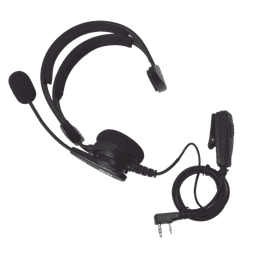 Diadema acolchonada solo un lado con boom flexible para kenwood 