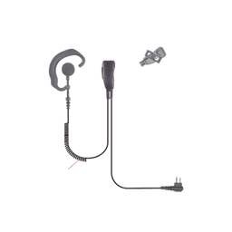 Micrófono de solapa de gancho suave para radios  HYT TC-508, TC-518, TC-580, TC-610, TC-620, TC-700/EX, PD502, PD562, PD-400 Series