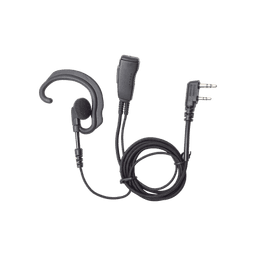 Micrófono Audífono de Solapa Estilo Gancho / CABLE FIBRA TRENZADA KEVLAR ULTRA RESISTENTE Para KENWOOD Serie G/3230/2102G/2202L/2212L/2170/2360/2302/2312/2000/2402/NX220/NX240/TKD240