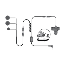 Micrófono para casco cerrado para radios ICOM IC-F3103