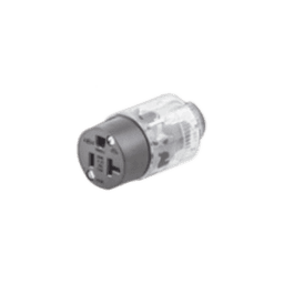 Conector Iluminado 20 A 125 V CA 2 Polos 3 Hilos (Nema 5-20R).