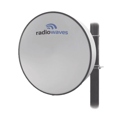 Antena direccional, Dimensiones (3 ft), 4.9 - 6 GHz, 2 conectores N-hembra, Ganancia de 32dBi, Radomo y montaje incluido.