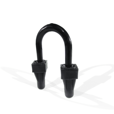 Abrazadera U de Pata Larga con Recubrimiento de PVC para Tubo de 3/4" (19 mm).