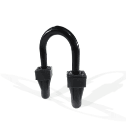 Abrazadera U de Pata Larga con Recubrimiento de PVC para Tubo de 3/4" (19 mm).