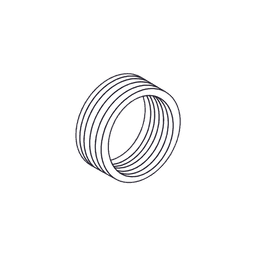 Reducción Bushing  Aluminio de 2"  a 1/2" / Para Tubo Conduit Rígido ó IMC / Con Recubrimiento de Uretano Purpura. 