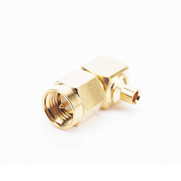 Conector SMA Macho en A/R para cable Semi-Rígido de 0.085" de Diámetro , Oro/ Oro/ Teflón..