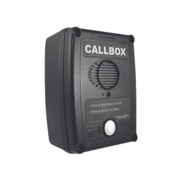 Callbox, Intercomunicador Inalámbrico Vía Radio VHF 150-165MHZ, Serie Q7 en Color Negro