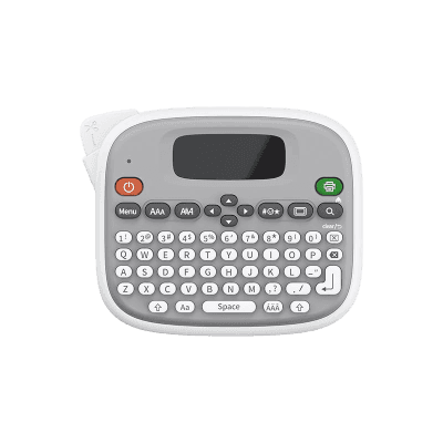 Impresora de Etiquetas Portátil / Térmica 203 ppp / Bluetooth / Pantalla LCD / QWERTY + App / 10 mm Ancho / USB-C / Batería AAA