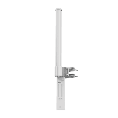 Antena Sectorial de 360° AirMetro con 13dBi en Banda 5Ghz (5150-5850 Mhz) Slant 90° Compatibilidad Multi-Marca para enlaces Multipunto, Conectores SMA Hembra Inverso.