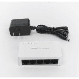 Switch No Administrable / 5 Puertos Gigabit / 10 Gbps Switching / Plug & Play / 2.1W Máximo / Cloud Visible