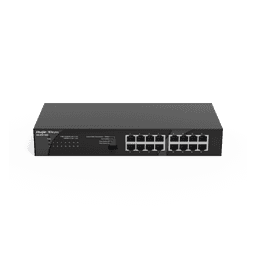 Switch no administrable, Visible en la Topología en la Nube, con 16 puertos Gigabit