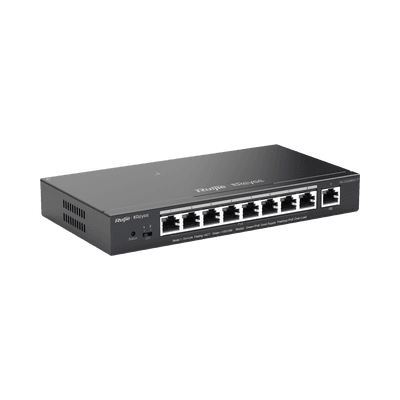 Switch Administrable 8 Puertos PoE+ 802.3af/at Gigabit, gestión gratuita desde la nube, 120w