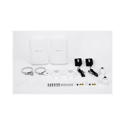 Kit Punto a Punto / Wi-Fi 5 867 Mbps / 5 GHz / Alcance 5 km (16,404 ft) / Antena 16 dBi / 3 Puertos Gigabit / IP55 / Administración Cloud