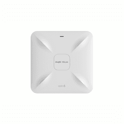 Punto de Acceso Wi-Fi 6 para Interior, se Instala en Techo o Pared, hasta 512 Usuarios y 3.2 Gbps, Doble Banda 802.11ax MU-MIMO 4x4