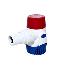 Bomba sumergible de achique de 1100 galones por hora a 12 Volts de corriente directa.