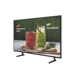 Television para negocios de 85" Resolucion UHD 4K (3840x2160p) / Tizen / Entradas de Video HDMI / Bocinas Integradas / WIFI 5 / eARC.