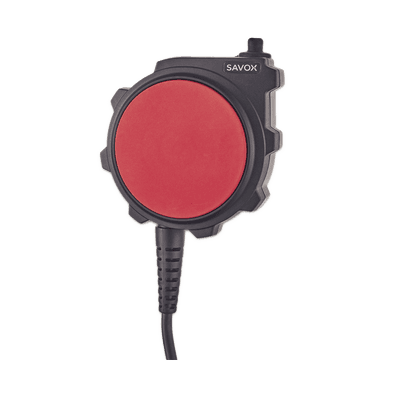Unidad de Control PTT Savox C-C440 / Compatible con Radio de Dos Vías / Botón PTT Extra Grande / Soporte para Cascos Savox / IP66-IP67 / Botón de Emergencia Opcional
