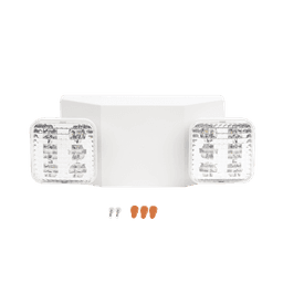 Luz LED de Emergencia Dual LED /150 lúmenes/Luz fría/Batería de Respaldo Incluida/Botón de test.