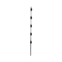 Poste de Paso para Cercas Eléctricas / Tubo de Acero Galvanizado / 5 Aisladores / Longitud 1.2 m (3.9 ft) / Diámetro 25 mm (1 in) / Peso 0.92 kg