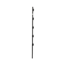 Poste de Paso para Cerca Eléctrica / Tubo de Acero Galvanizado / 5 Aisladores / 1.2 m (47.2 ft) / Diámetro 25 mm (1 in) / 0.92 kg