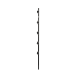 Poste de Paso para Cerca Eléctrica / Tubo de Acero Galvanizado / 5 Aisladores / 1.2 m (47.2 ft) / Diámetro 25 mm (1 in) / 0.92 kg
