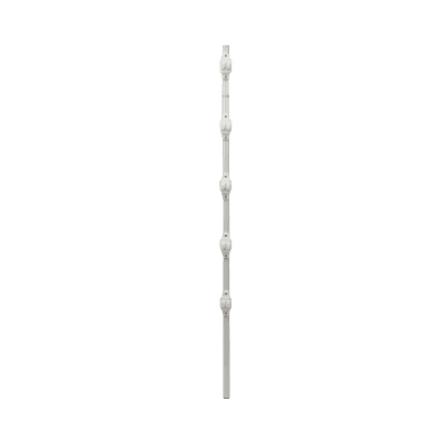 Poste de Paso para Cerca Eléctrica / Acero Galvanizado en Caliente / 5 Aisladores / Longitud 1.2 m (3.9 ft) / Diámetro 25 mm (1 in) / Peso 0.92 kg