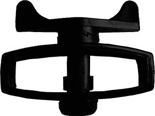 Tensor Mecánico para Cercos Eléctricos / Material POM Grado Industrial / Sin Herramientas / Anti-Herrumbre y UV / Alta Resistencia a Tracción / Negro