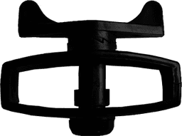 Tensor Mecánico para Cercos Eléctricos / Material POM Grado Industrial / Sin Herramientas / Anti-Herrumbre y UV / Alta Resistencia a Tracción / Negro