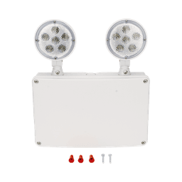 Letrero LED de SALIDA con Luz de Emergencia/Montaje Universal (pared, lateral o Techo)/Batería de Respaldo Incluida