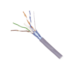 Bobina de Cable Blindado F/UTP de 4 Pares, Z-MAX, Cat6A, Soporte de Aplicaciones 10GBase-T, CM, Color Gris, 305m