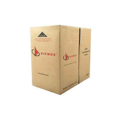 Bobina de Cable UTP Cat6, 23 AWG de 4 Pares, Alto Desempeño, PVC (CMR), 305 Metros (1000 Pies) Reelex (Color: Gris)